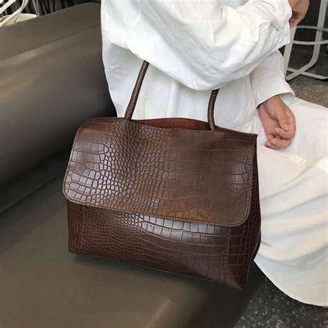 sac faux croco